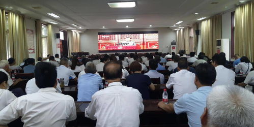 镇平县杨营镇 组织观看中国共产党成立100周年庆祝大会